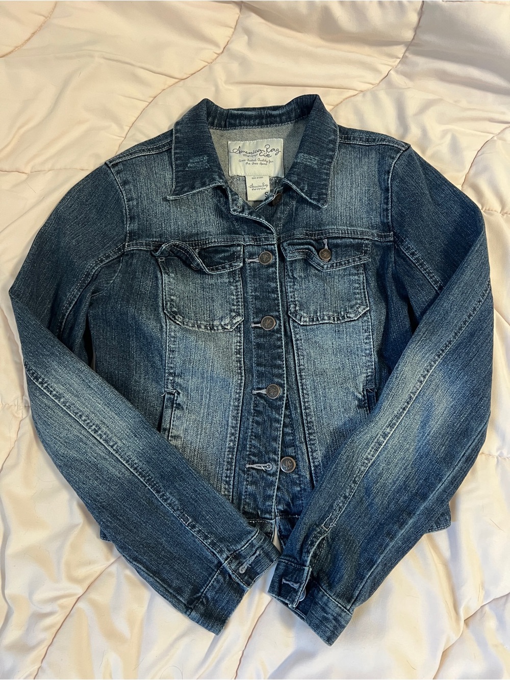 American Rag Blue Washed Denim Jacket